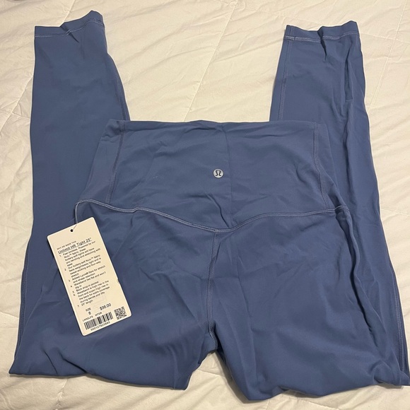 lululemon athletica Pants - Lululemon Blue High-Waisted Leggings